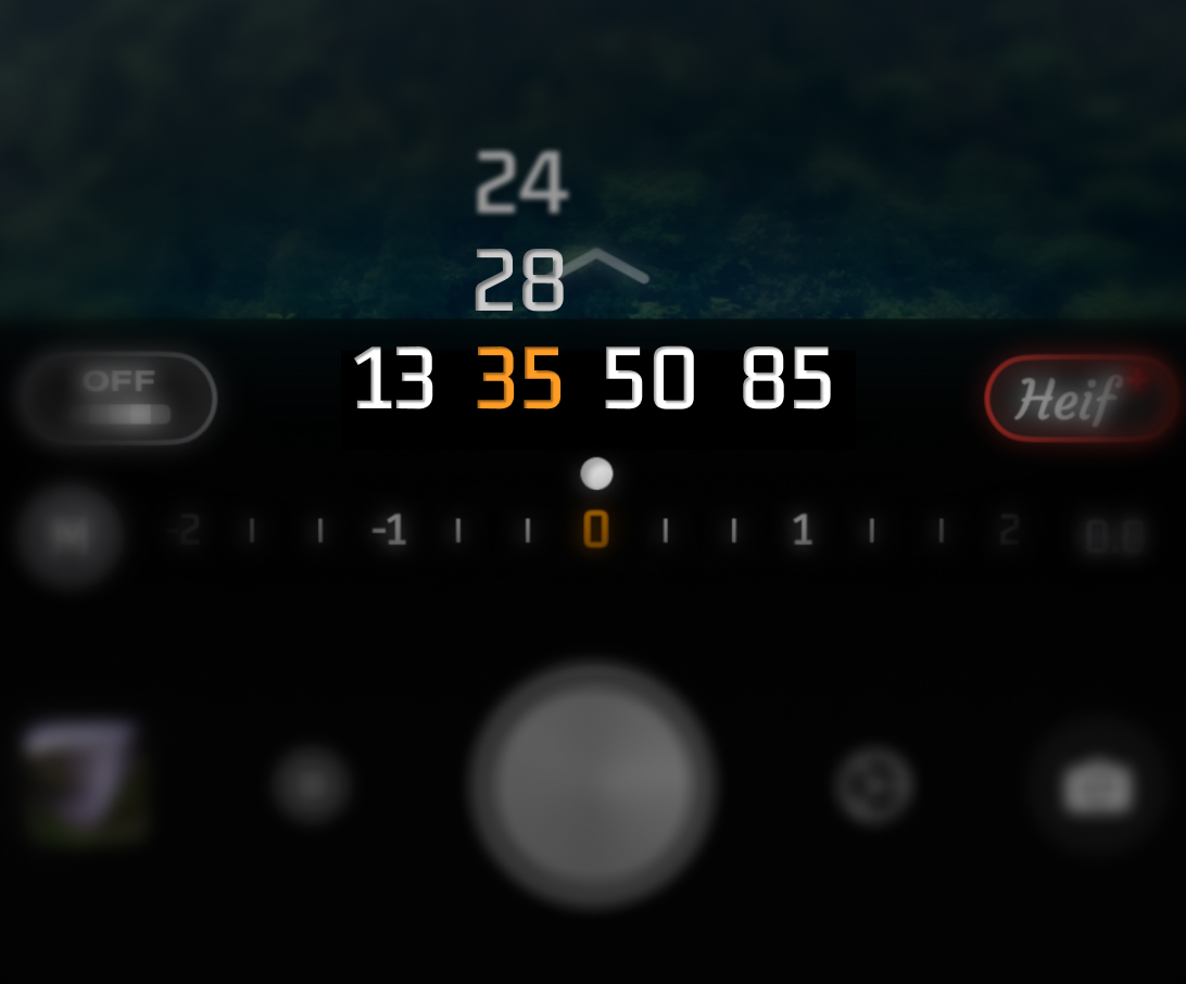 Custom Focal Length Settings